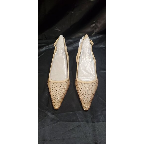 Sam Edelman Womens Bianka Slingback Pump (Beechwood Glitz Mesh) Size 9.5 - Picture 5 of 9